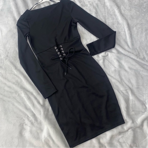 h and m corset dress H&M Mugler Thierry Mugler Mugler x H&M Corset-style Mini Dress